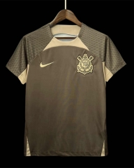 2024-2025 Corinthians Black&Gray Thailand Soccer Training Jersey