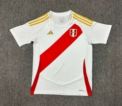 (s-4xl)24-25 Peru Home White Thailand Soccer Jersey AAA-416