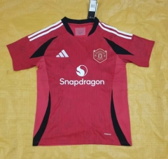 24-25 Manchester United Home Red Soccer Jersey AAA