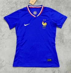 2024-2025 France Home Blue Thailand  women  Soccer Jersey AAA-4506