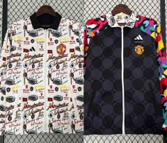 2024-2025 Manchester United Black&White Trench Coats-0255