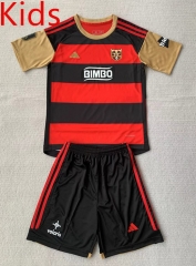 2024-2025 Cagliari Black&Red Kids/Youth Soccer Uniform-AY