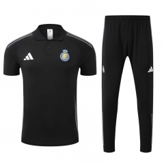 2025-26 Al-Nassr FC Black Thailand Polo Uniform-4627