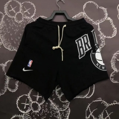 Brooklyn Nets Black NBA Shorts-311