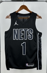 2023 Brooklyn Nets Black NBA Jersey #1-311