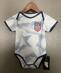 2025-26 USA Home White Baby Soccer Unifrom-CS