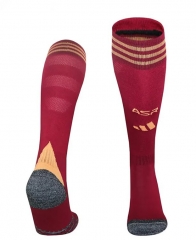 2025-2026 Roma Home Red Soccer Socks