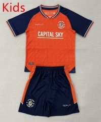 2024-2025 Luton Town Home Orange Kids/Youth Soccer Uniform-AY