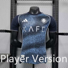 Player Version 25-26 Al Nassr FC Away Blue Thailand Soccer Jersey AAA-888