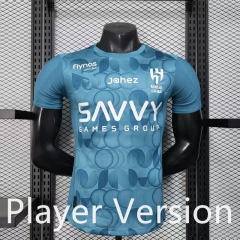 Player Version 25-26 Al Hilal Saudi 2nd Away Blue Thailand Soccer Jersey AAA-888