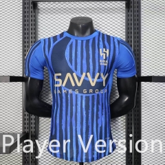 with patch Player Version 2025-2026  Al Hilal Saudi Home Blue Soccer Jersey-888