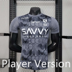 Player Version 2025-2026 Al-Hilal Saudi 2nd Away Grey Thailand Soccer Jersey AAA-888