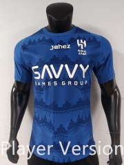 Player Version 2025-2026 Al-Hilal Saudi Home Blue Soccer Jersey-0871