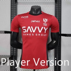 Player Version 2025-2026 Al-Hilal Saudi Red Thailand Soccer Jersey AAA-888