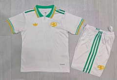 25-26 Roma 2nd Away White Kids/Youth Soccer Uniform