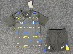 2025-26 Everton 2nd Away Black Kids/Youth Soccer Uniform-7809