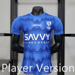 Player Version 2025-2026  Al Hilal Saudi Home Blue Soccer Jersey-888
