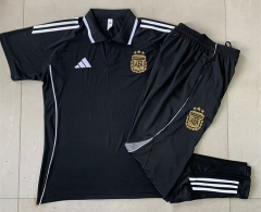 2025-2026 Argentina Black Thailand Polo Uniform-815