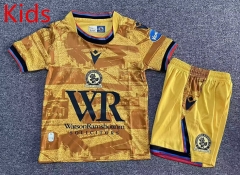 2025-2026 Blackburn Rovers 2nd Away Yellow Kids/Youth Soccer Uniform-7809