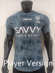Player Version 25-26 Al Hilal Saudi Second Away Blue&Gray Thailand Soccer Jersey AAA-0871