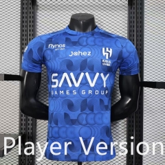 Player Version 2025-2026 Al-Hilal SFC Blue Thailand Soccer Jersey-888
