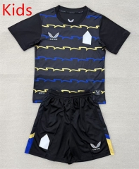 2025-26 Everton 2nd Away Black Kids/Youth Soccer Uniform-AY
