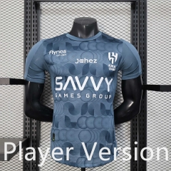 Player Version 2025-2026 Al-Hilal SFC2nd Away Gray-Blue Thailand Soccer Jersey-888