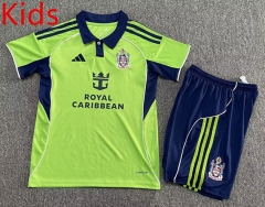 2025-26 Fulham Away Green Kids/Youth Soccer Uniform-7809