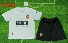 2025-2026 Valencia Home White Kids/Youth Soccer Unifrom-8679