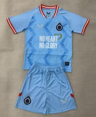 2025-2026  Club Brugge 2nd Away Blue Soccer Uniform-AY