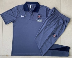 2025-26 Paris SG Gray Thailand Polo Uniform-815