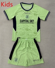 2025-2026 Luton Town 2nd Away Green Kids/Youth Soccer Uniform-AY