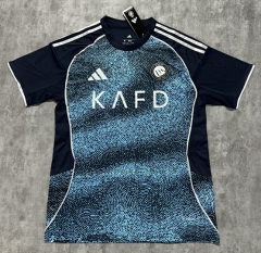 (S-4XL) 25-26 Al Nassr FC Away Blue&Black Thailand Soccer Jersey AAA-4506