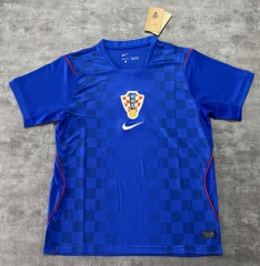(s-4xl)2026-27 Croatia Away Blue Thailand Soccer Jersey AAA-4506