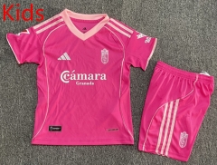 2025-26 Granada 2nd Away Pink Kid/Youth Soccer Uniform-7809