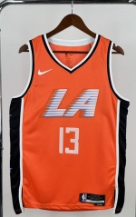 2026 City Version Los Angeles Clippers Orange #13 NBA Jersey-311