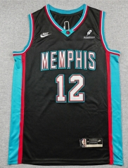 2026 Classic Version Memphis Grizzlies Black#12 NBA  Jersey-1380