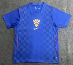 (s-4xl)2026 Croatia Away Blue Thailand Soccer Jersey AAA-4178
