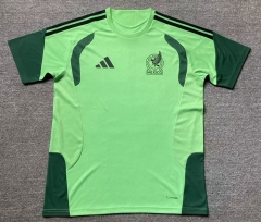 (S-4XL) 2025-26 Mexico Green Thailand Training Soccer Jersey AAA-912