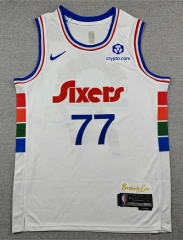 2025 City Version Philadelphia 76ers White#77 NBA Jersey-1380