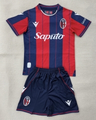2025-26 Bologna FC 1909 Home Red&Blue Soccer Uniform-AY