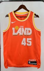 2026 City Version Cleveland Cavaliers Orange #45 NBA Jersey-311