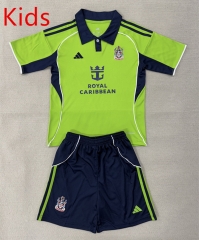 2025-2026 Fulham Away Green Kids/Youth Soccer Uniform-AY