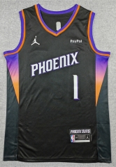 2026 Announcement Version Phoenix Suns Black#1 NBA  Jersey-1380