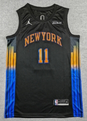 2026 Announcement Version New York Knicks Black#11 NBA Jersey-1380