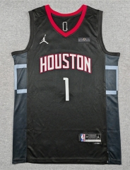 Houston Rockets Black#1 NBA Jersey-1380