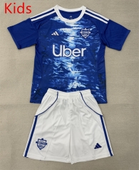 2025-26 Como Home Blue Kids/Youth Soccer Uniform-AY