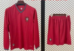 2026-27 World Cup Portugal Home Red LS Soccer Uniform-709