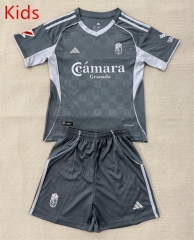 2025-26 Granada 2nd Away Grey kids Soccer Uniform-AY
