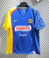 Retro 07-08 Club America  Away Blue Thailand Soccer Jersey AAA-2851